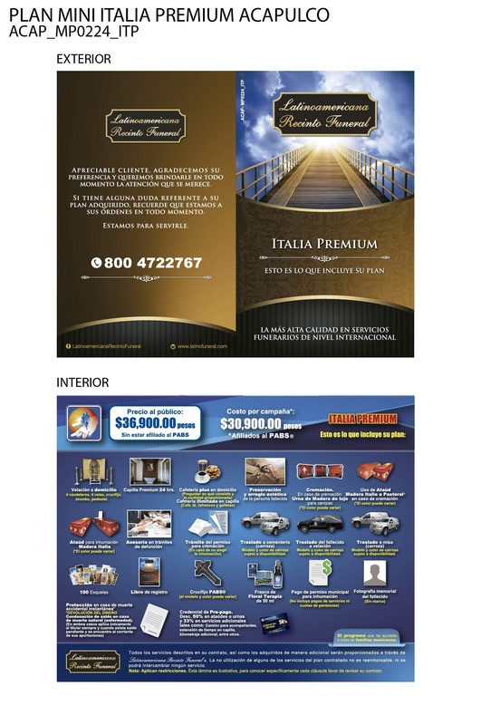 Plan mini Italia premium