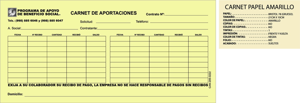Carnet de Pago