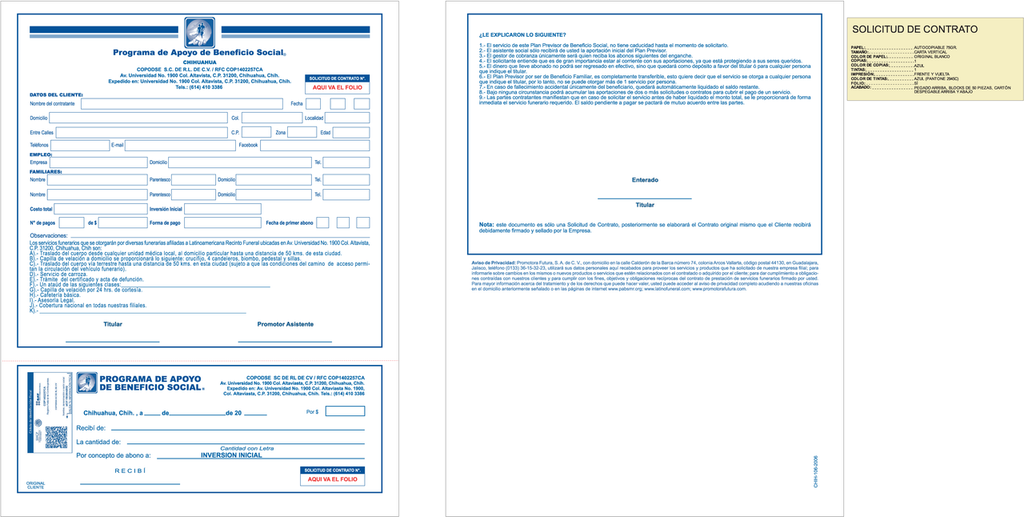 Solicitud de contrato PABS CRACSO