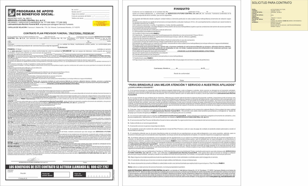 Contrato Pastoral premium