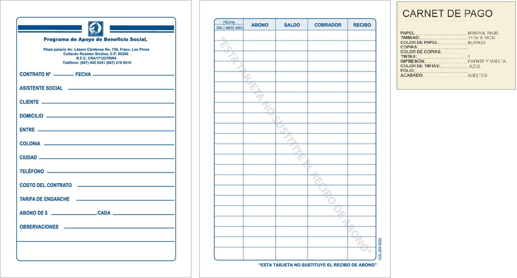 Carnet de Pago