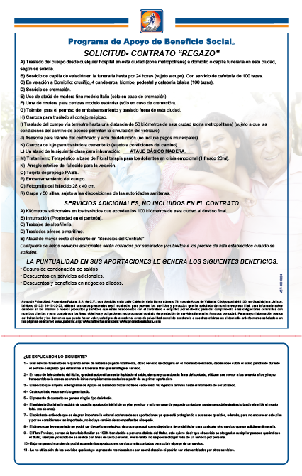 Solicitud Contrato Regazo