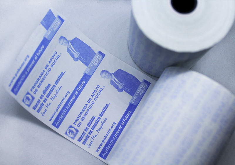 Rollo de papel para impresora 108 pz.