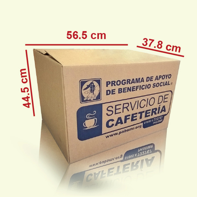 Caja para cafeteria