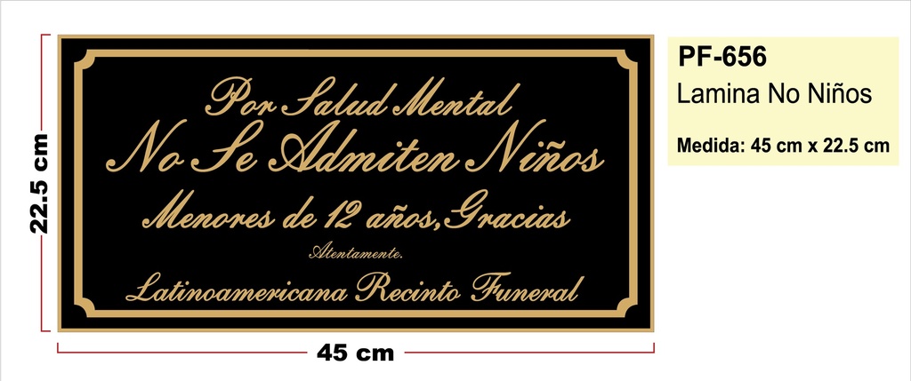 Lamina NO Niños