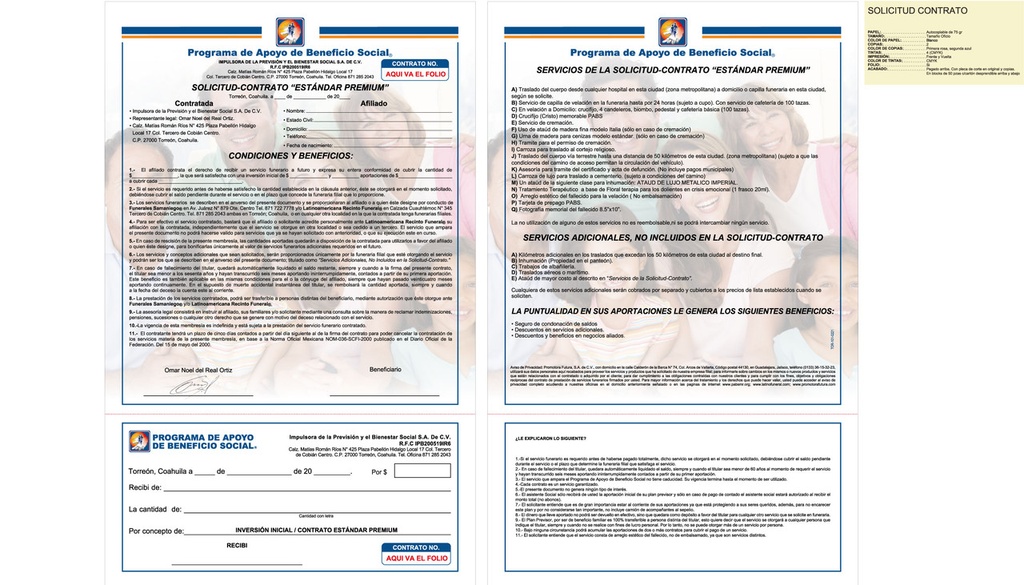 Solicitud contrato plan previsor estandar premium 101 0221