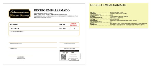 [CAN-204] Recibo de embalsamado