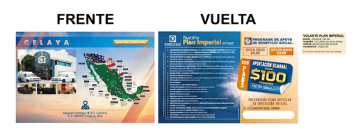 [CEL-402] Volante Aportación Semanal