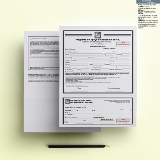 [CGUZ-103] Solicitud de contrato Guanate