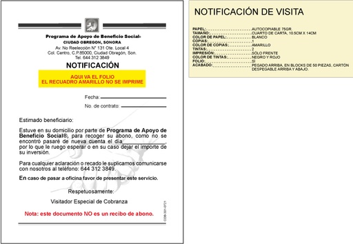 [COB-301] Notificacion de visita