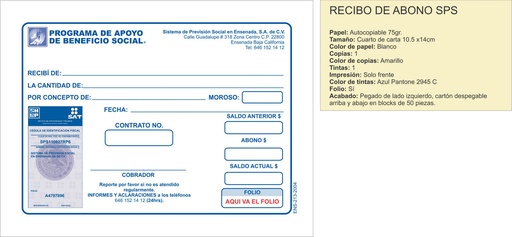 [ENS-213] Recibo de abono contable PABS