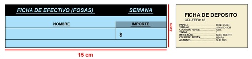[GDL-203] Ficha efectivo fosas