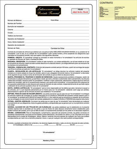 [GDL-603] Solicitud de Cremación