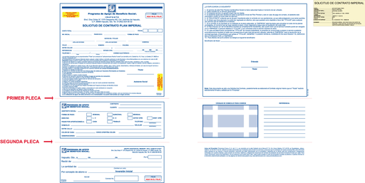 [IRA-104] Solicitud de contrato plan imperial tinta azul