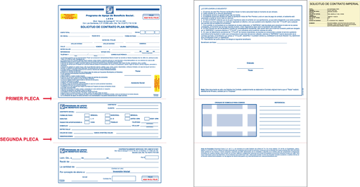 [LEO-104] Solicitud de contrato plan imperial tinta azul
