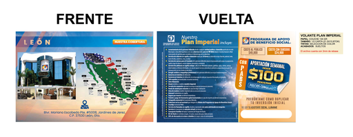 [LEO-402] Volante Aportación Semanal