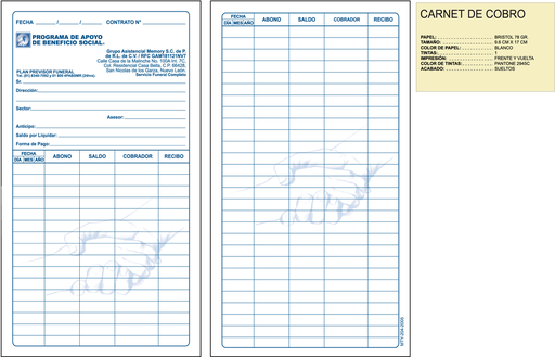 [MTY-204] Carnet de Pago GAM TAZ