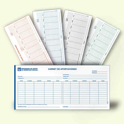 [PF-203] Carnet de aportaciones