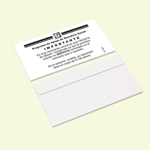 [PF-305] Sobre para tarjeta plastica