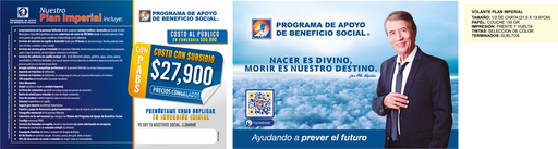 [PF-413] Volante Plan Imperial Precio (exclusivo bajio)