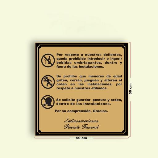 [PF-635] Lamina medidas funeraria