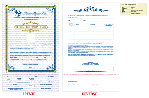 [PMP-302] Titulo de propiedad