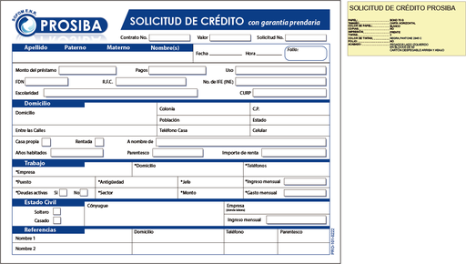 [PRO-101] Solicitud de credito