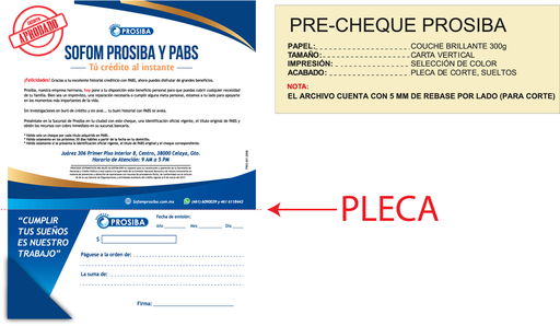 [PRO-301] Pre cheque