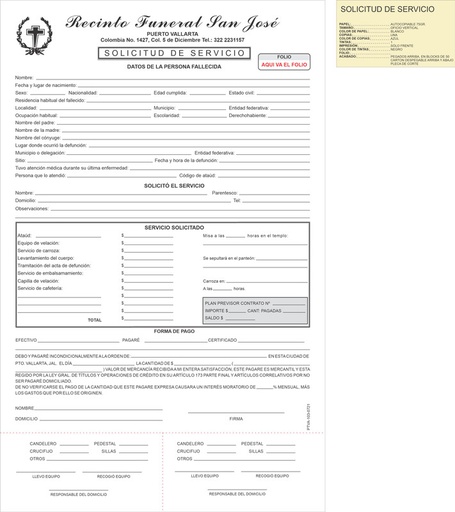 [PTVA-103] Solicitud de servicios