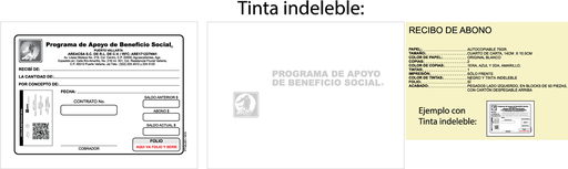 [PTVA-201] Recibo de abono AREACSA