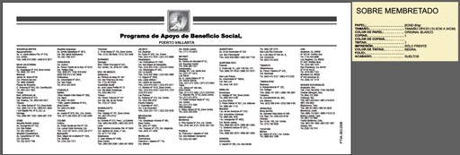 [PTVA-302] Sobre membretado