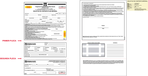 [QRO-103] Solicitud de contrato plan imperial tinta negra