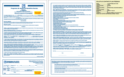 [ROS-106] Solicitud Contrato Premium Exequial tinta azul
