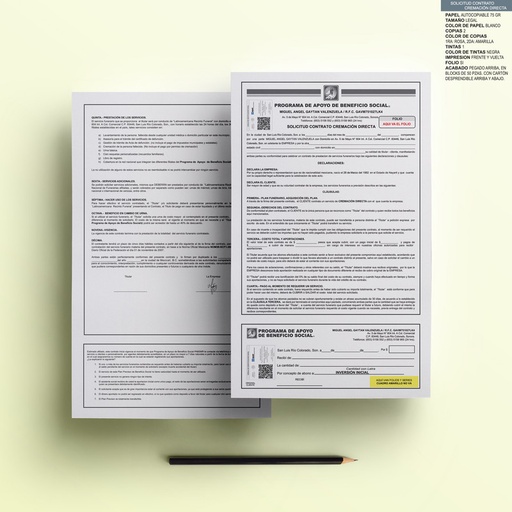 [SRC-101] Solicitud contrato cremacion directa