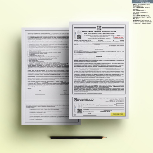 [SRC-103] Solicitud Contrato Plan Premium