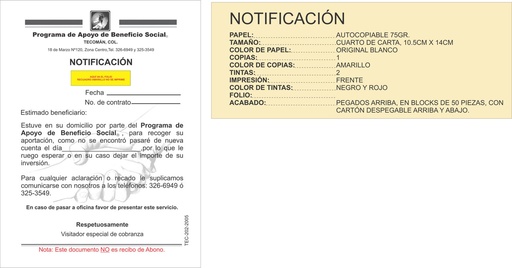 [TEC-202] Notificacion de visita