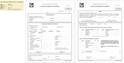 [TKT-103] Solicitud de servicios y acuerdos