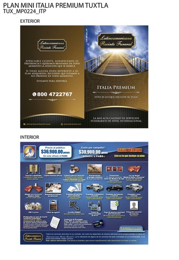 [TUX-107] Plan mini Italia premium