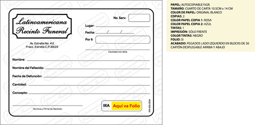 [IRA-602] Recibos Adicionales LRF 